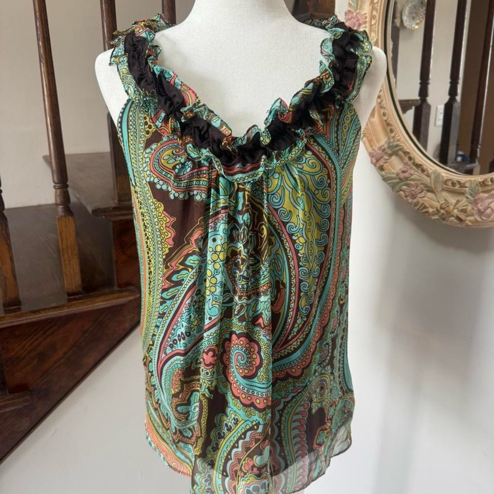Vintage Boho Paisley Tank